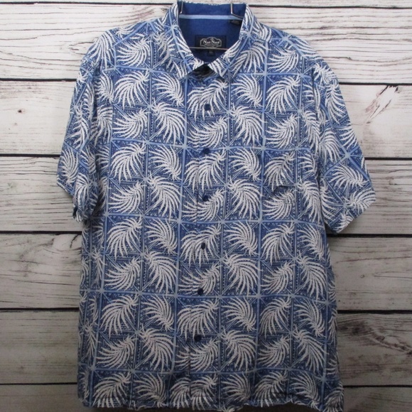 Nat Nast Other - Nat Nast XL Silk Blend Short Sleeve Shirt Camp EUC